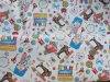 Tessuto americano ideale per patchwork, quilt e cucito creativo per bambini realizzato in cotone 100% in altezza di cm 110.