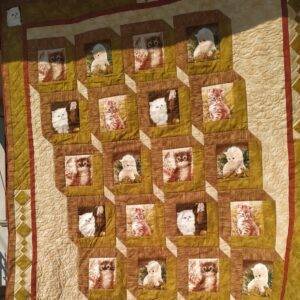 Quilt "cats" cotone americano 100%