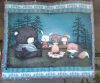 Kit quilt "amici al campeggio"