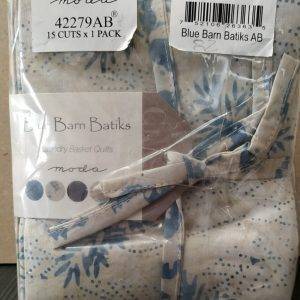 fat quarter blu barn batik