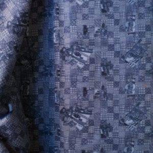 Stoffa di cotone flanellato americano