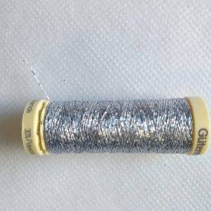 Spoletta filo metallico lamè Argento