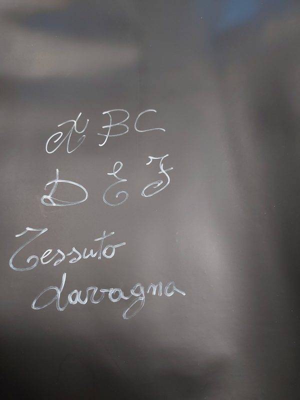 tessuto lavagna