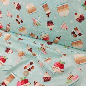 Tessuto americano ideale per patchwork, quilt e cucito creativo, realizzato in cotone 100%.