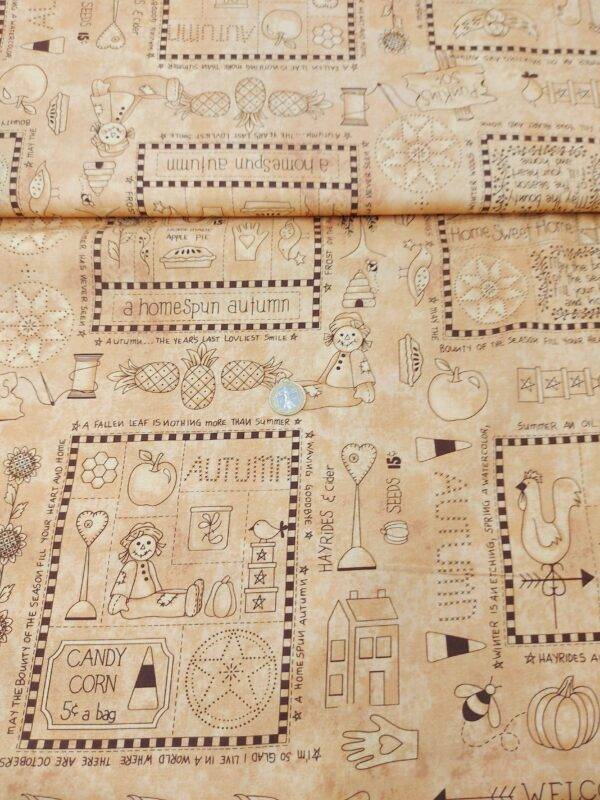 Tessuto americano ideale per patchwork, quilt e cucito creativo, realizzato in cotone 100%.